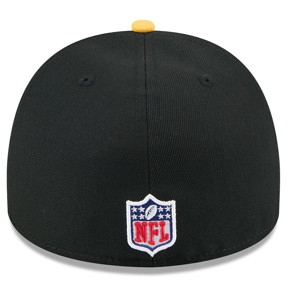 Pittsburgh Steelers New Era 2025 NFL Draft On Stage A-Frame 59FIFTY Fitted Hat - Black/Gold Hats