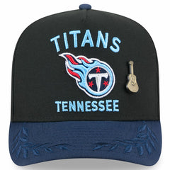 Tennessee Titans New Era 2025 NFL Draft On Stage A-Frame 59FIFTY Fitted Hat - Black/Navy Hats