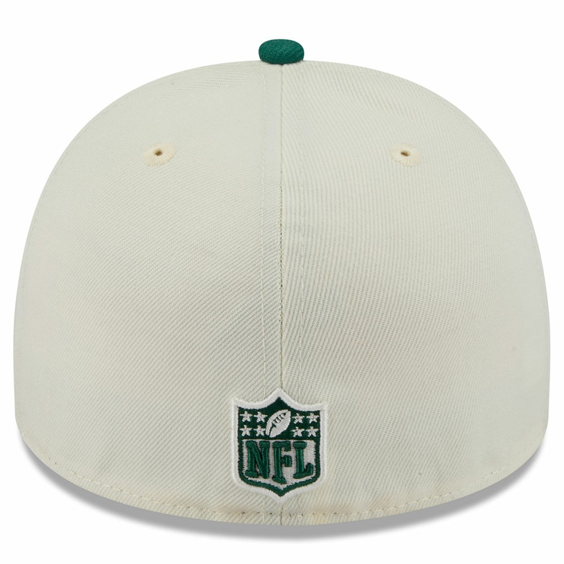 New York Jets New Era 2025 NFL Draft A-Frame 59FIFTY Fitted Hat - Cream/Green Hats