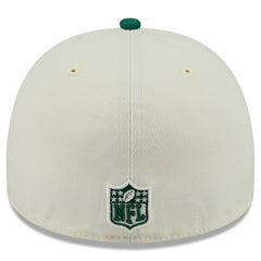 New York Jets New Era 2025 NFL Draft A-Frame 59FIFTY Fitted Hat - Cream/Green Hats