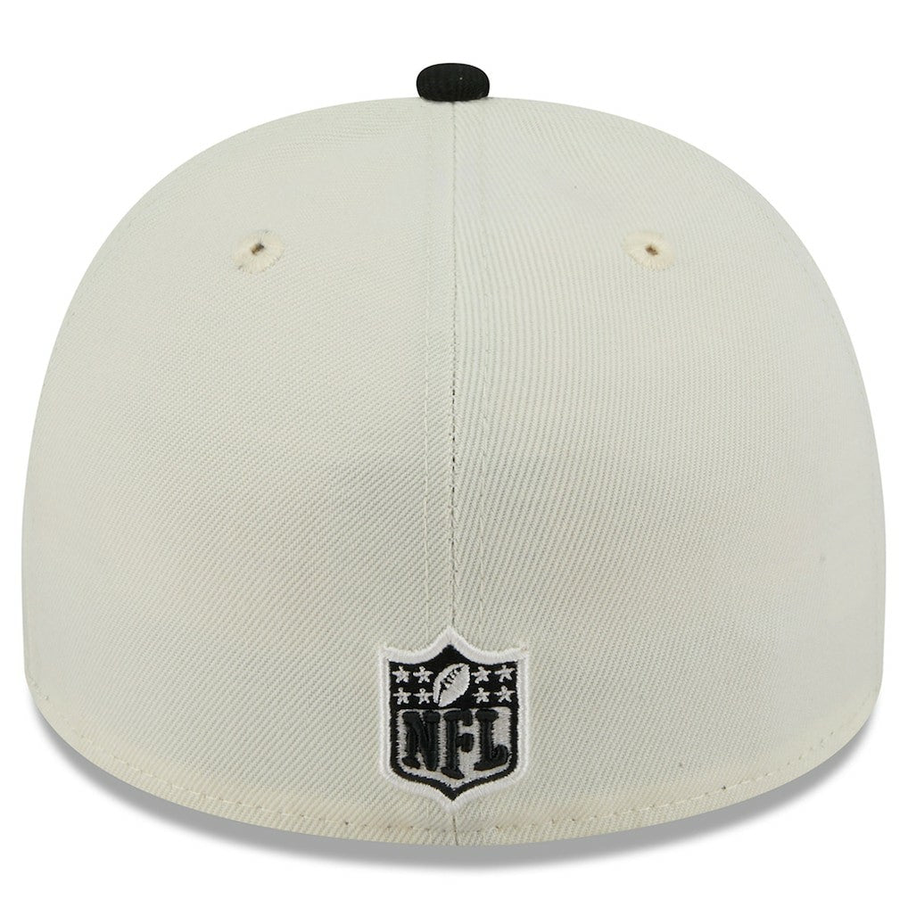 Cincinnati Bengals New Era 2025 NFL Draft A-Frame 59FIFTY Fitted Hat - Cream/Black Hats