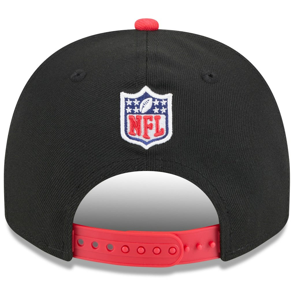 Kansas City Chiefs New Era 2025 NFL Draft A-Frame 9FIFTY Snapback Hat - Black/Red Hats