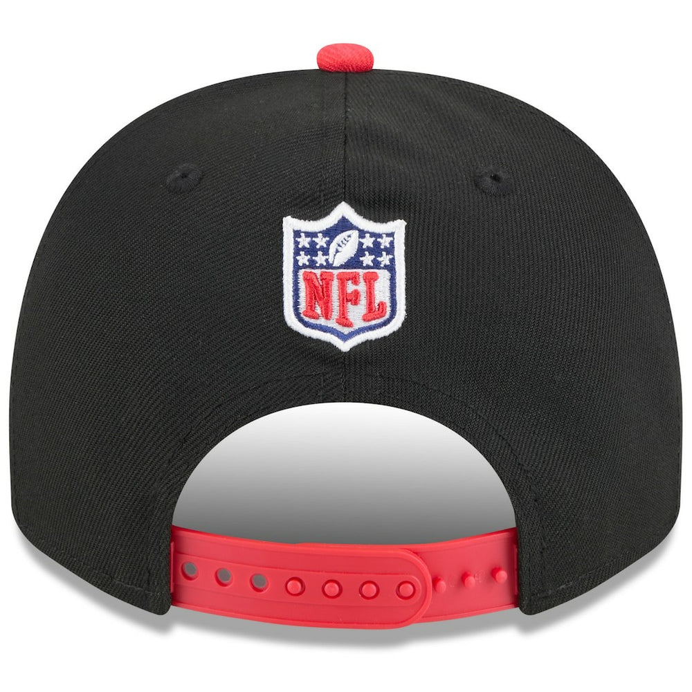 Kansas City Chiefs New Era 2025 NFL Draft A-Frame 9FIFTY Snapback Hat - Black/Red Hats