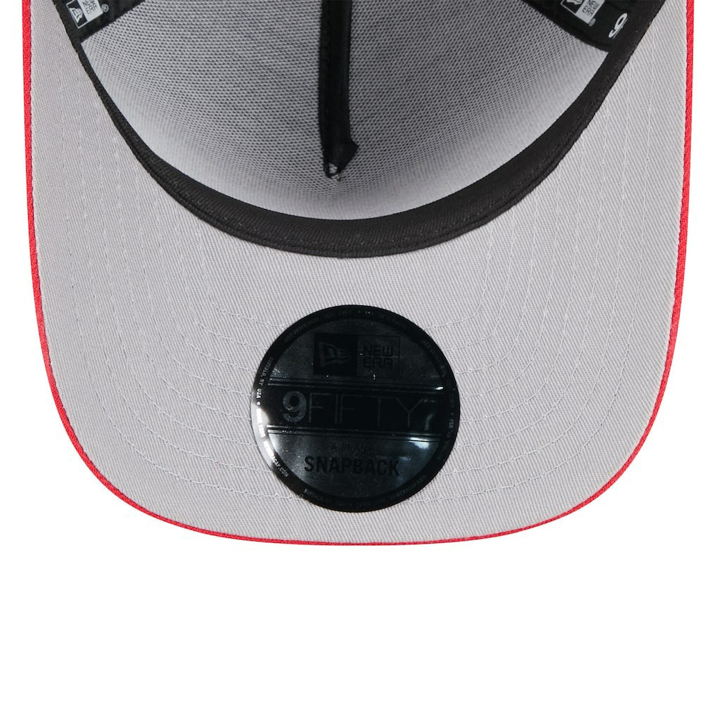 Kansas City Chiefs New Era 2025 NFL Draft A-Frame 9FIFTY Snapback Hat - Black/Red Hats