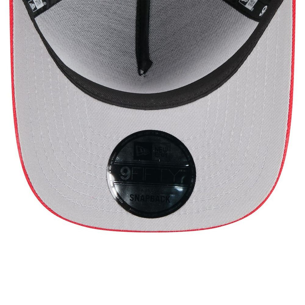 Kansas City Chiefs New Era 2025 NFL Draft A-Frame 9FIFTY Snapback Hat - Black/Red Hats