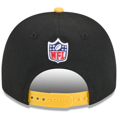 Pittsburgh Steelers New Era 2025 NFL Draft A-Frame 9FIFTY Snapback Hat - Black/Gold Hats