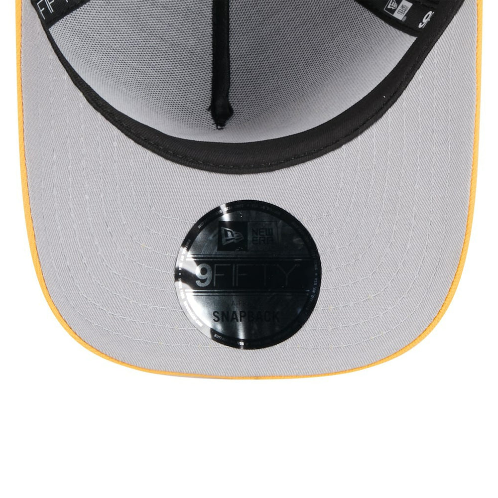 Pittsburgh Steelers New Era 2025 NFL Draft A-Frame 9FIFTY Snapback Hat - Black/Gold Hats