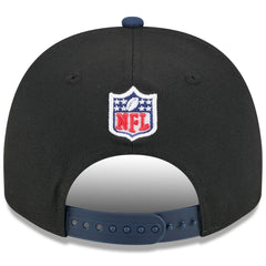 Seattle Seahawks New Era 2025 NFL Draft A-Frame 9FIFTY Snapback Hat - Black/College Navy Hats