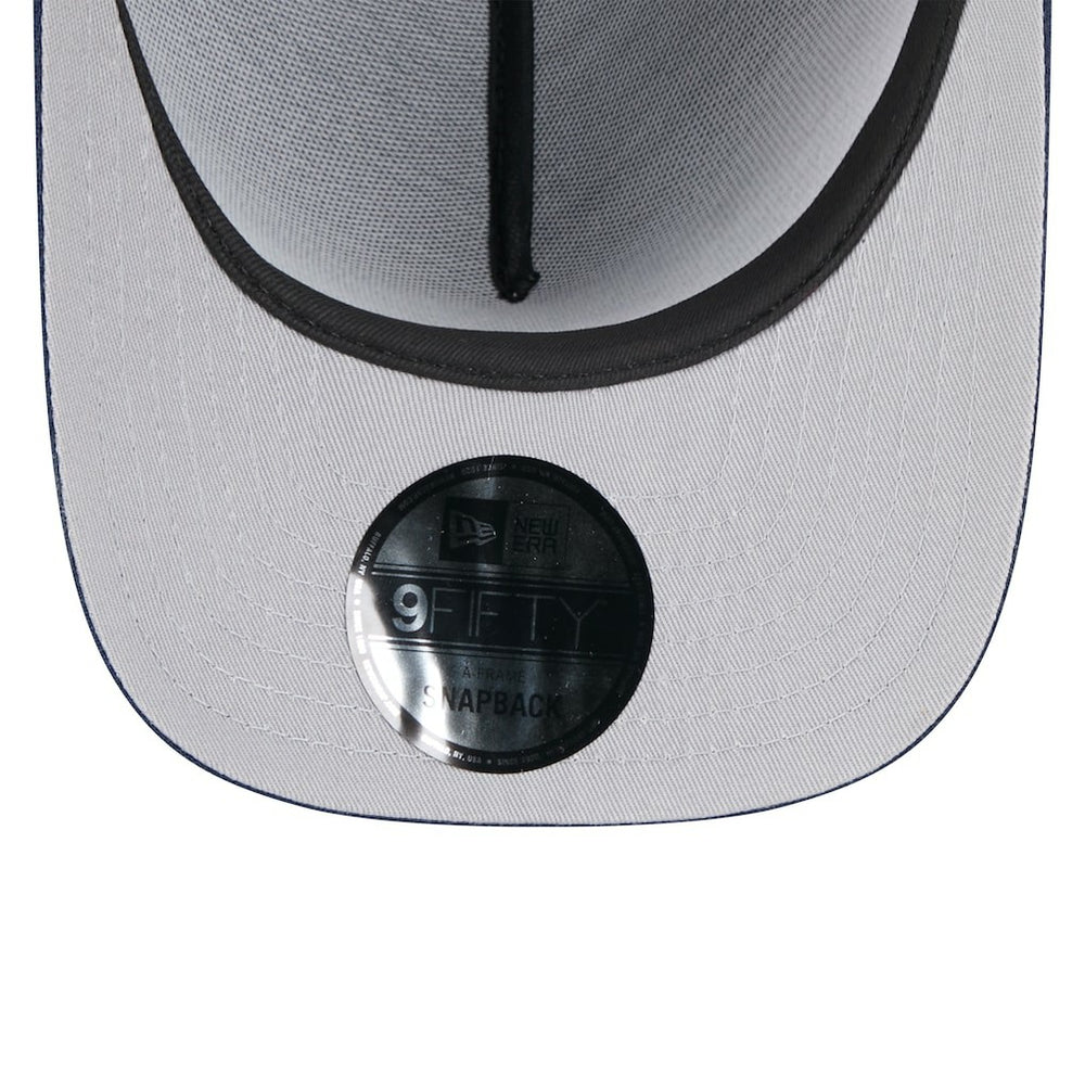 Seattle Seahawks New Era 2025 NFL Draft A-Frame 9FIFTY Snapback Hat - Black/College Navy Hats