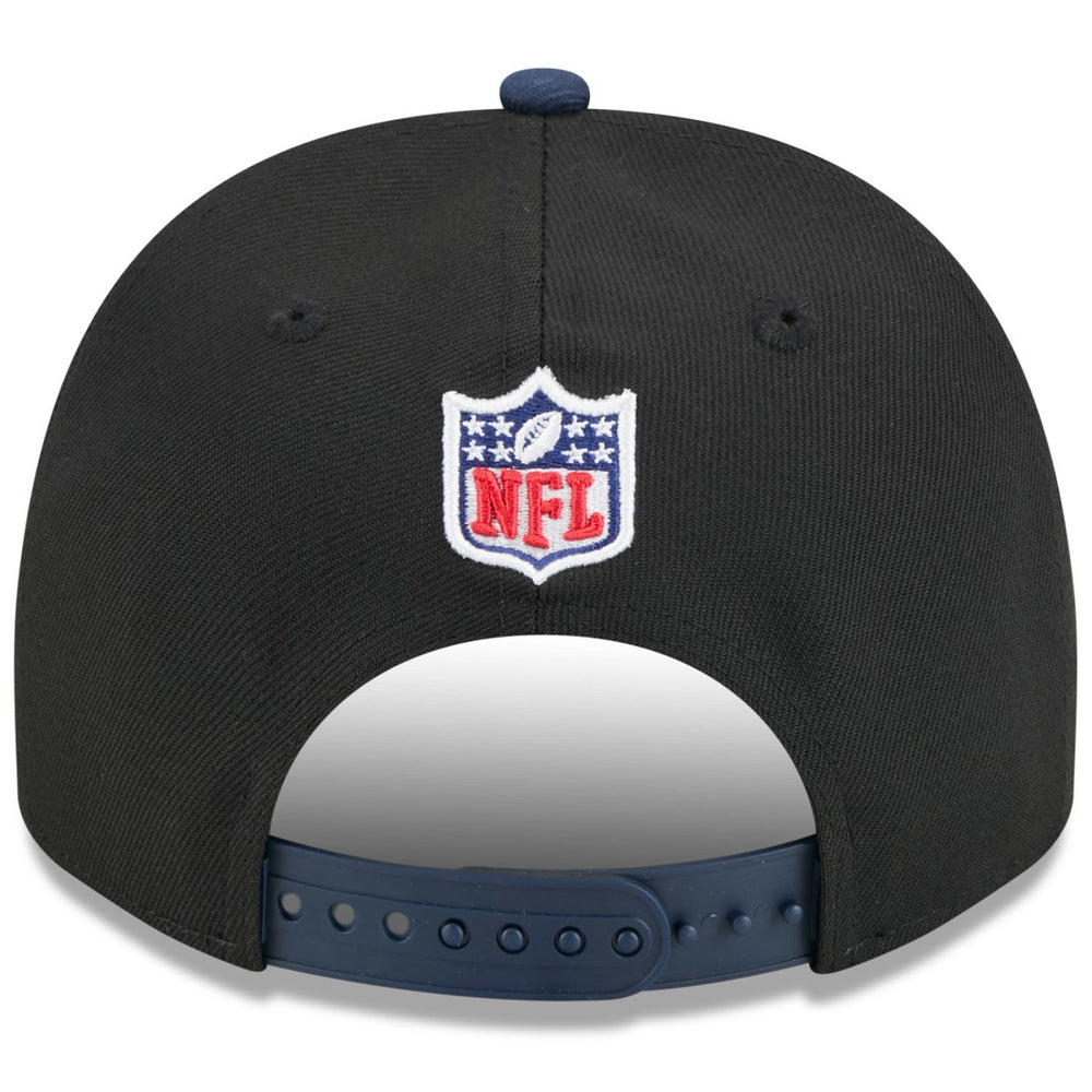 Tennessee Titans New Era 2025 NFL Draft A-Frame 9FIFTY Snapback Hat - Black/Navy Hats
