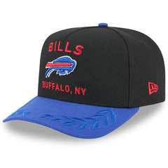 Buffalo Bills New Era 2025 NFL Draft A-Frame 9FIFTY Snapback Hat - Black/Royal Hats