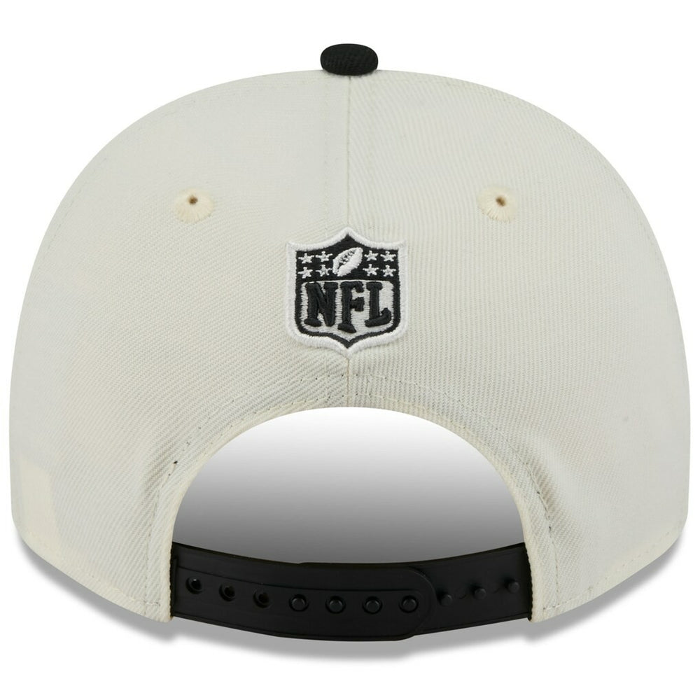 New Orleans Saints New Era 2025 NFL Draft A-Frame 9FIFTY Snapback Hat - Cream/Black Hats