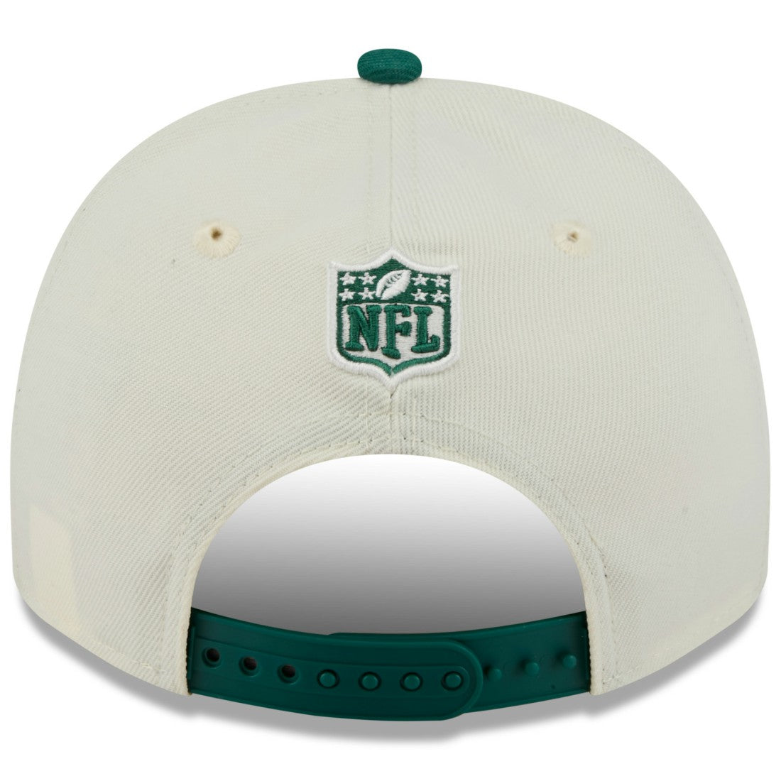 New York Jets New Era 2025 NFL Draft A-Frame 9FIFTY Snapback Hat - Cream/Green Hats