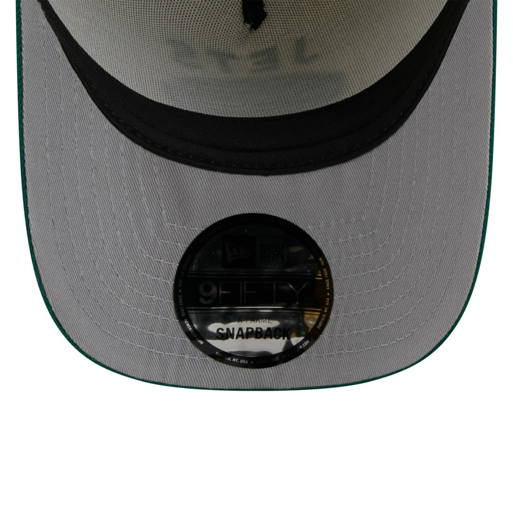 New York Jets New Era 2025 NFL Draft A-Frame 9FIFTY Snapback Hat - Cream/Green Hats
