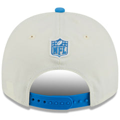 Detroit Lions New Era 2025 NFL Draft A-Frame 9FIFTY Snapback Hat - Cream/Blue Hats