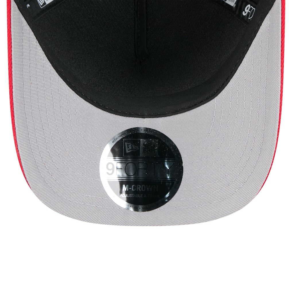 Kansas City Chiefs New Era 2025 NFL Draft 9FORTY A-Frame M-Crown Adjustable Hat - Black/Red Hats