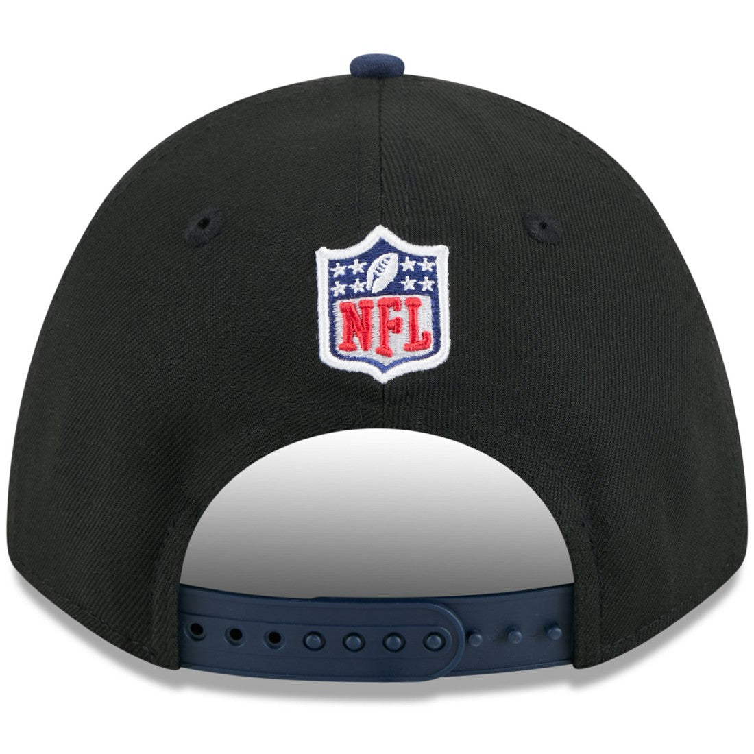 Tennessee Titans New Era 2025 NFL Draft 9FORTY A-Frame M-Crown Adjustable Hat - Black/Navy Hats