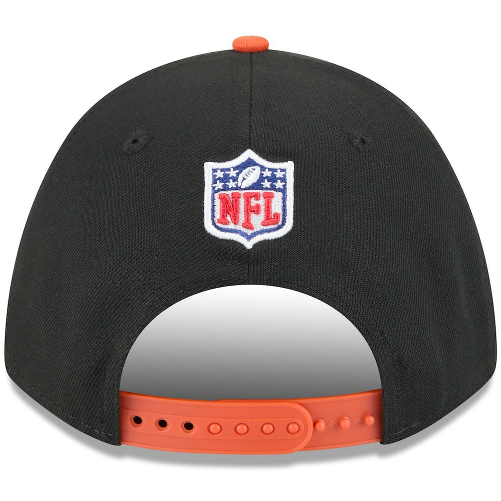 Cincinnati Bengals New Era 2025 NFL Draft 9FORTY A-Frame M-Crown Adjustable Hat - Black/Orange Hats