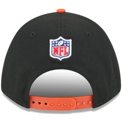 Cincinnati Bengals New Era 2025 NFL Draft 9FORTY A-Frame M-Crown Adjustable Hat - Black/Orange Hats