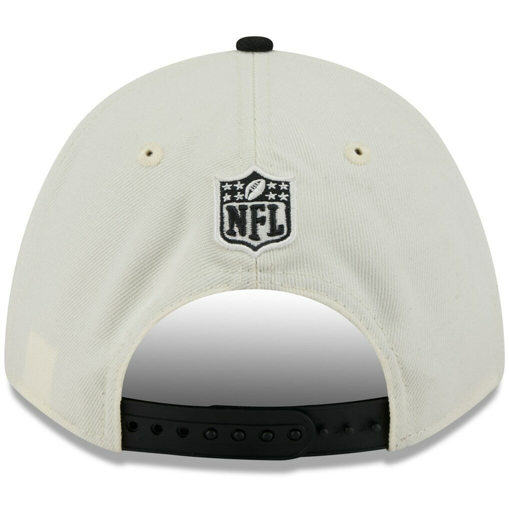 Cincinnati Bengals New Era 2025 NFL Draft 9FORTY A-Frame M-Crown Adjustable Hat - Cream/Black Hats