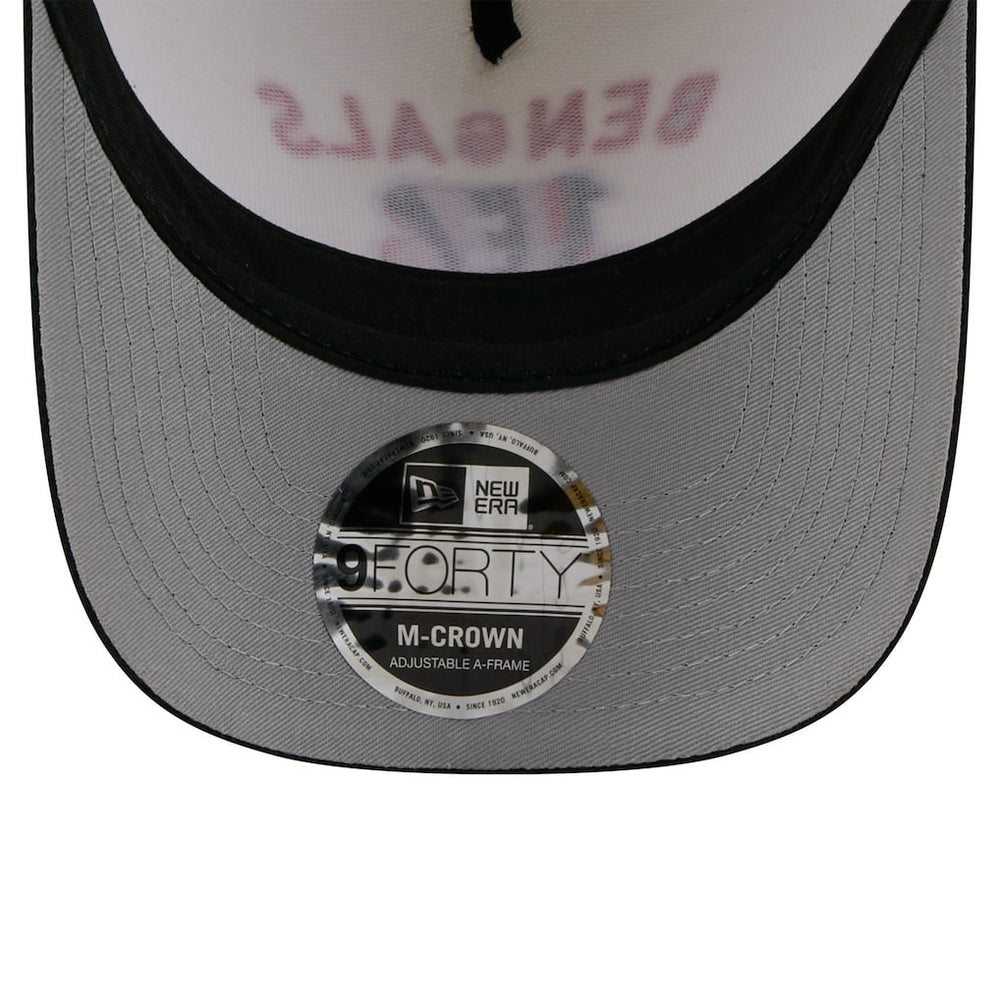 Cincinnati Bengals New Era 2025 NFL Draft 9FORTY A-Frame M-Crown Adjustable Hat - Cream/Black Hats