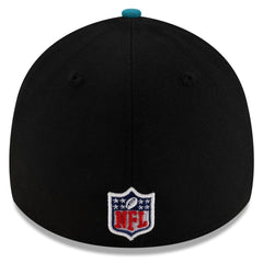 Jacksonville Jaguars New Era 2025 NFL Draft 39THIRTY Flex Hat - Black/Teal Hats