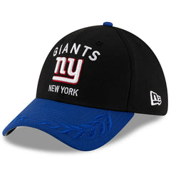 New York Giants New Era 2025 NFL Draft 39THIRTY Flex Hat - Black/Royal Hats