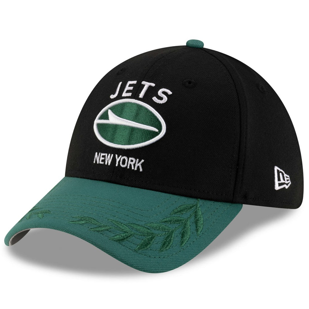 New York Jets New Era 2025 NFL Draft 39THIRTY Flex Hat - Black/Green Hats