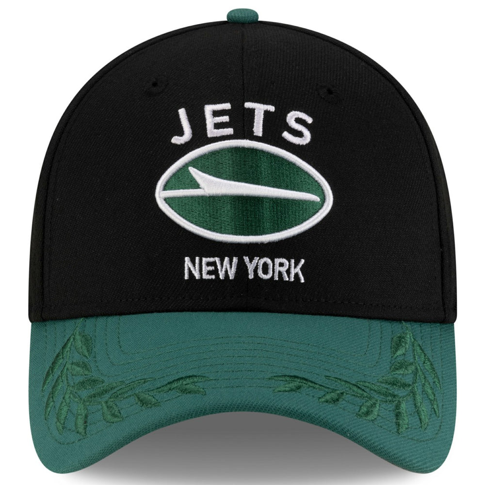 New York Jets New Era 2025 NFL Draft 39THIRTY Flex Hat - Black/Green Hats