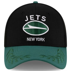 New York Jets New Era 2025 NFL Draft 39THIRTY Flex Hat - Black/Green Hats