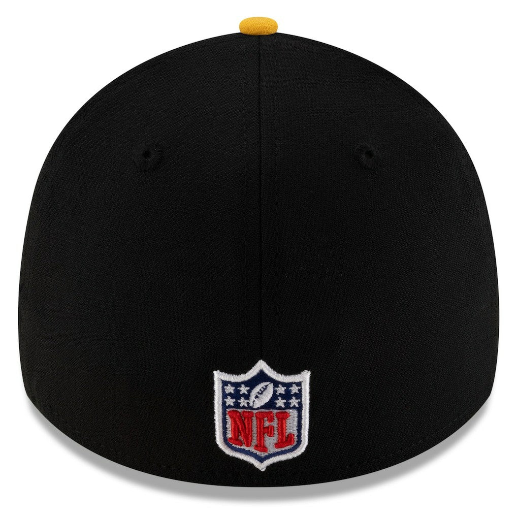 Pittsburgh Steelers New Era 2025 NFL Draft 39THIRTY Flex Hat - Black/Gold Hats