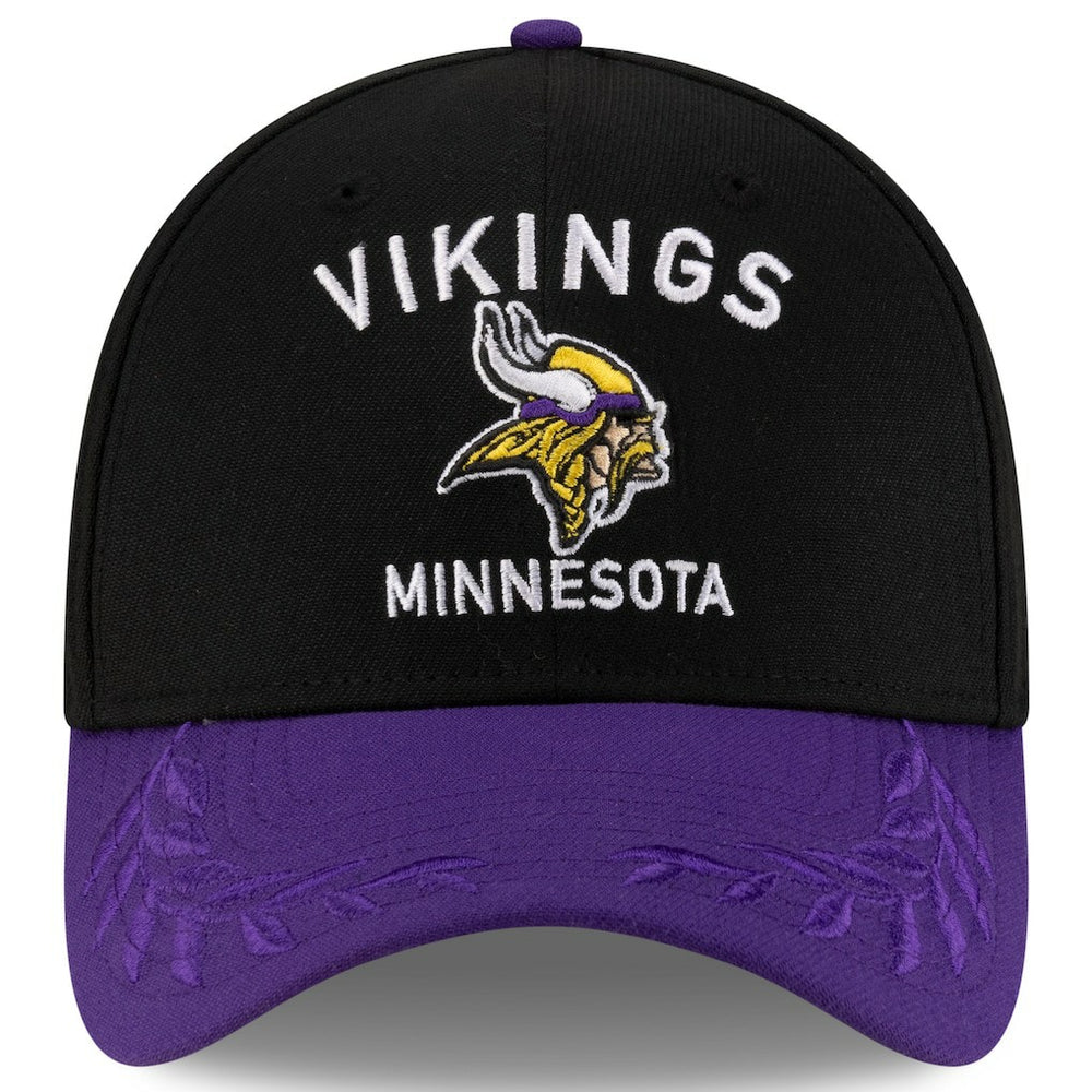 Minnesota Vikings New Era 2025 NFL Draft 39THIRTY Flex Hat - Black/Purple Hats