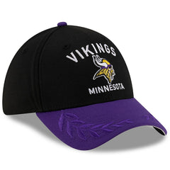 Minnesota Vikings New Era 2025 NFL Draft 39THIRTY Flex Hat - Black/Purple Hats