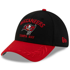 Tampa Bay Buccaneers New Era 2025 NFL Draft 39THIRTY Flex Hat - Black/Red Hats