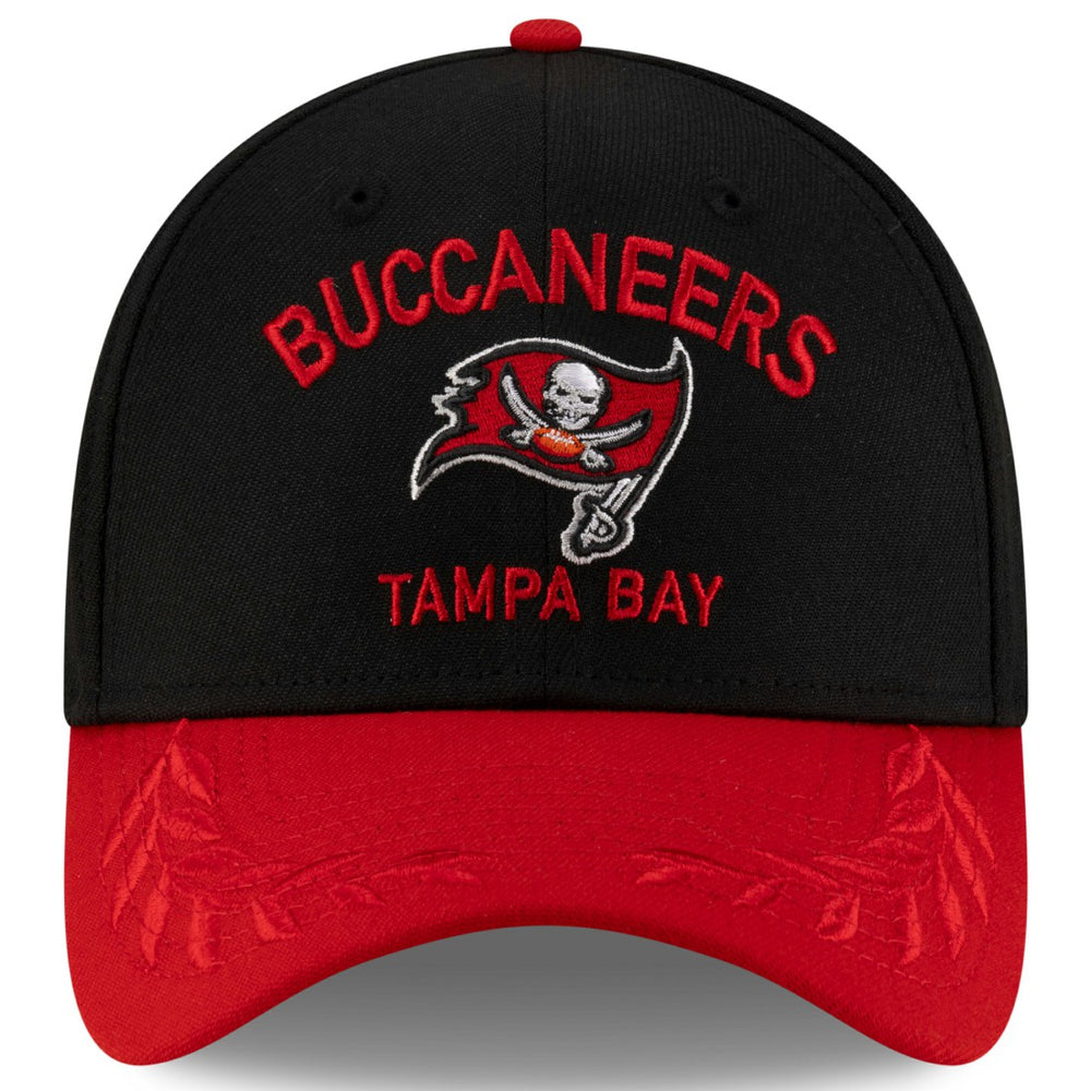 Tampa Bay Buccaneers New Era 2025 NFL Draft 39THIRTY Flex Hat - Black/Red Hats