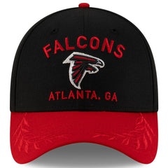Atlanta Falcons New Era 2025 NFL Draft 39THIRTY Flex Hat - Black/Red Hats