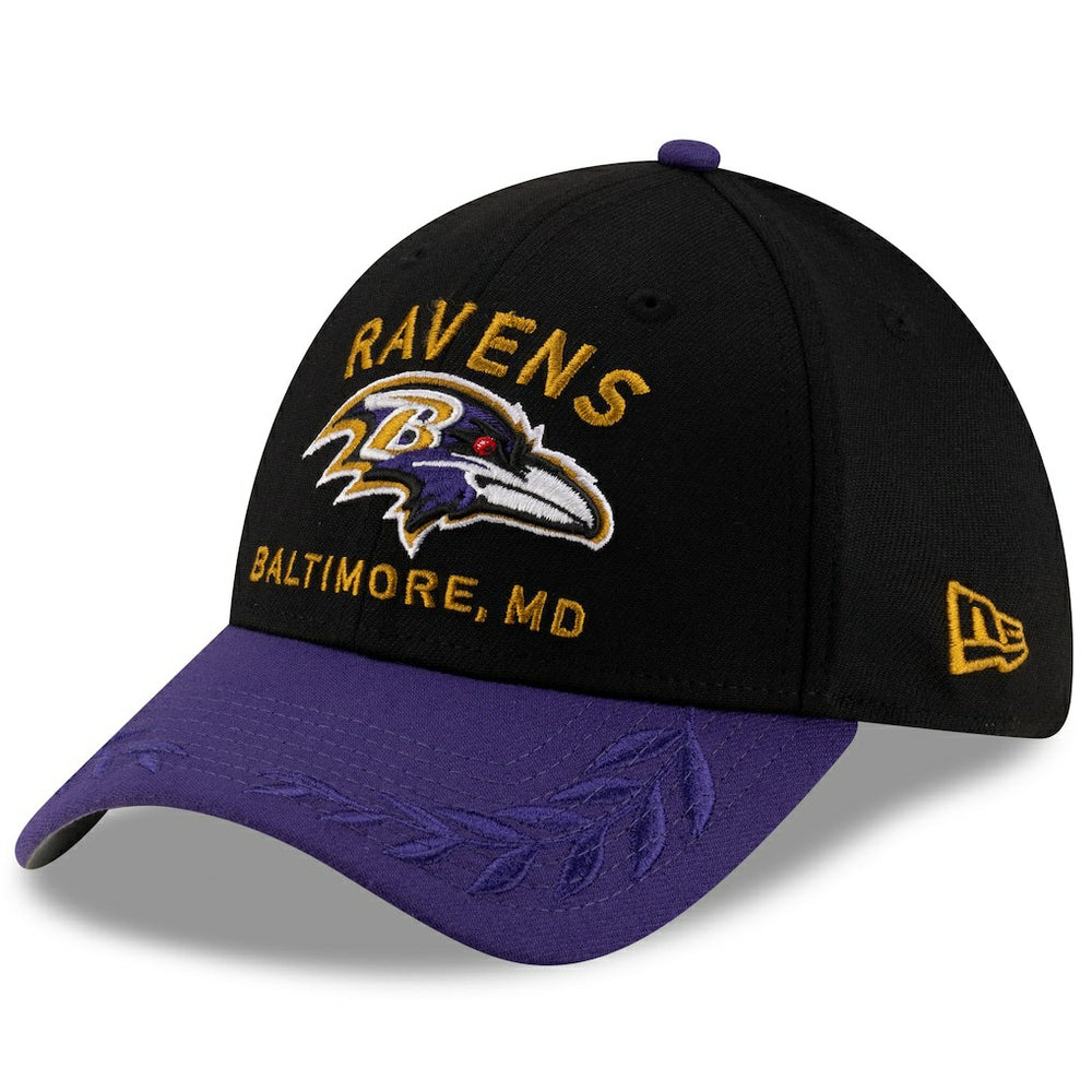 Baltimore Ravens New Era 2025 NFL Draft 39THIRTY Flex Hat - Black/Purple Hats