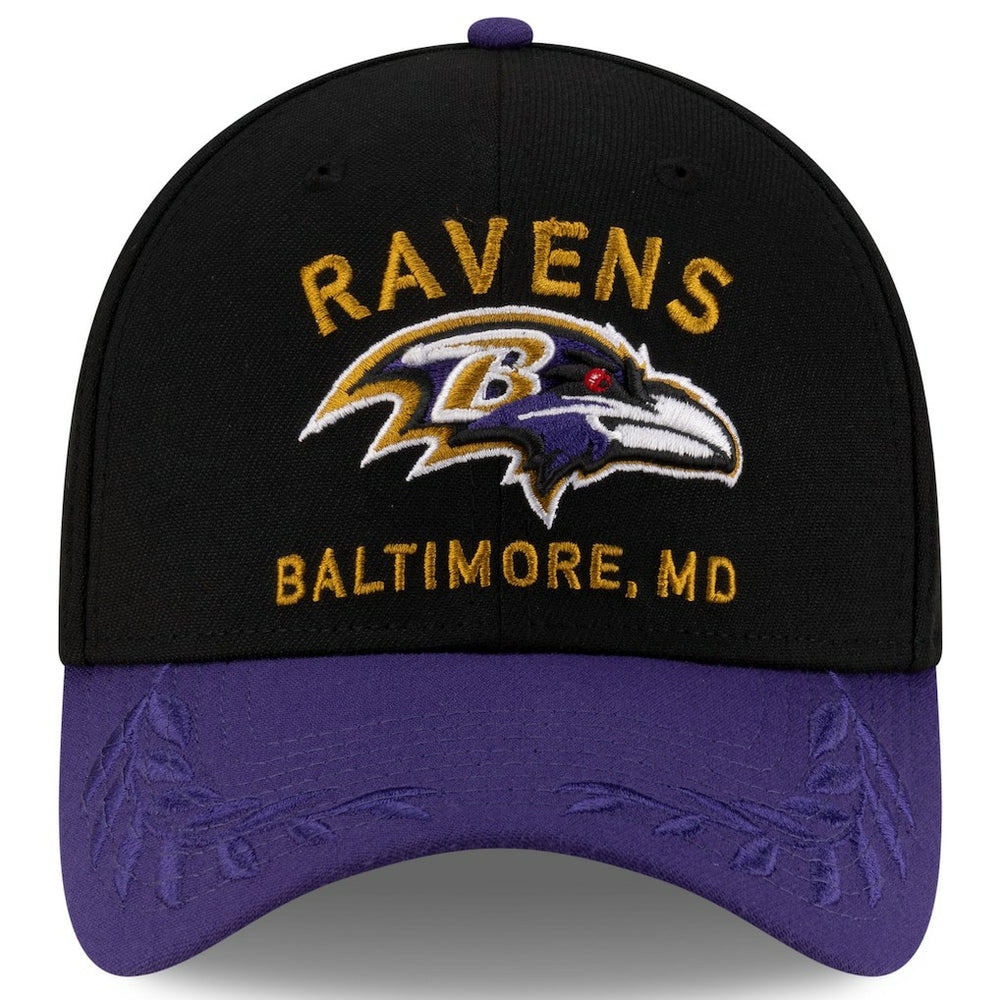 Baltimore Ravens New Era 2025 NFL Draft 39THIRTY Flex Hat - Black/Purple Hats