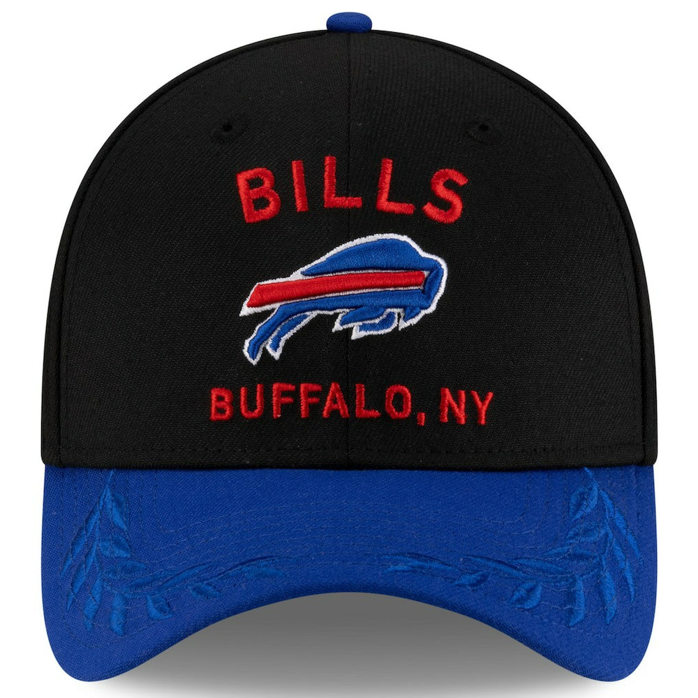 Buffalo Bills New Era 2025 NFL Draft 39THIRTY Flex Hat - Black/Royal Hats