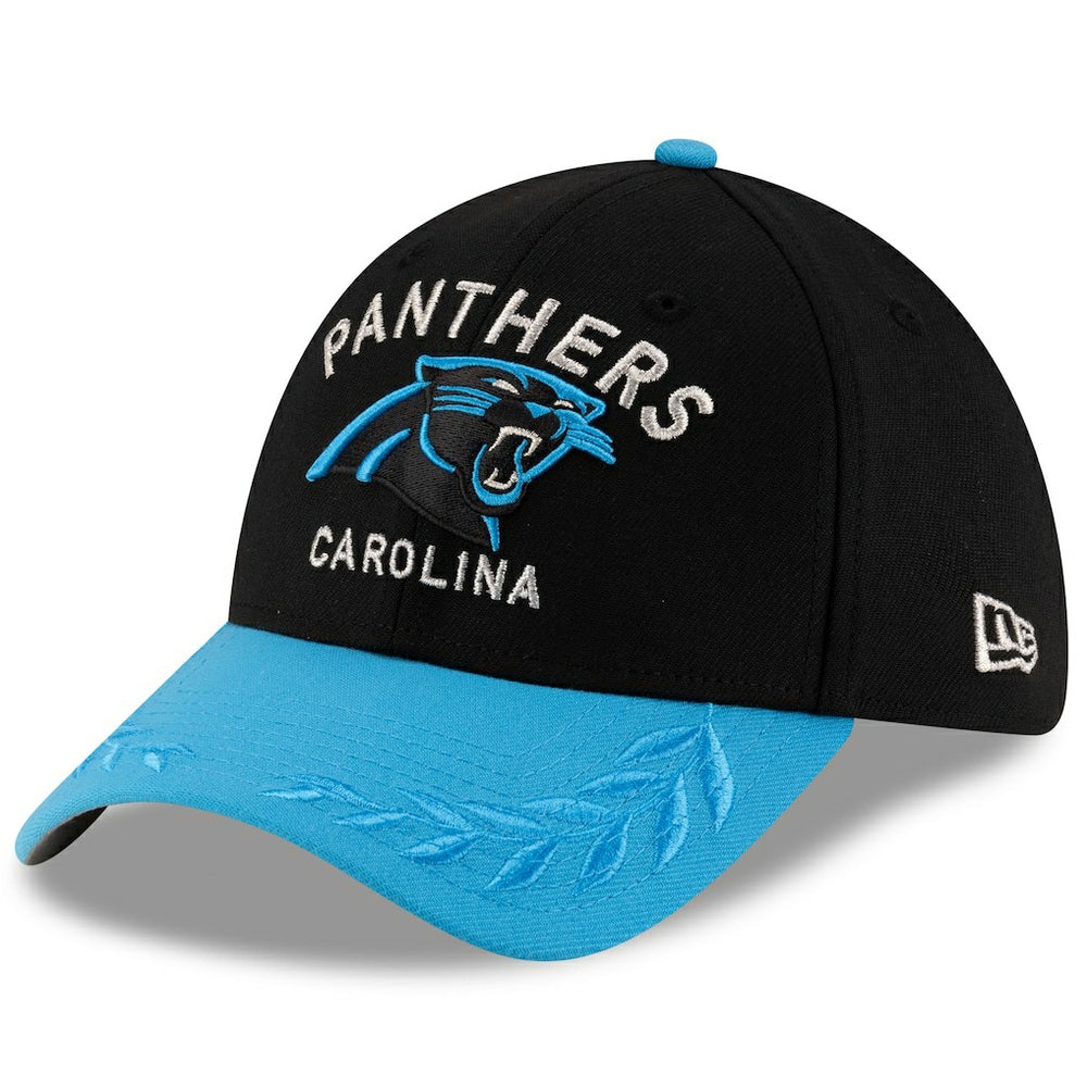 Carolina Panthers New Era 2025 NFL Draft 39THIRTY Flex Hat - Black/Blue Hats