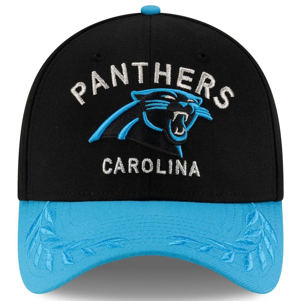Carolina Panthers New Era 2025 NFL Draft 39THIRTY Flex Hat - Black/Blue Hats