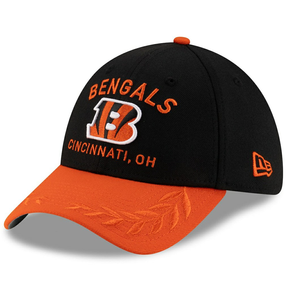 Cincinnati Bengals New Era 2025 NFL Draft 39THIRTY Flex Hat - Black/Orange Hats