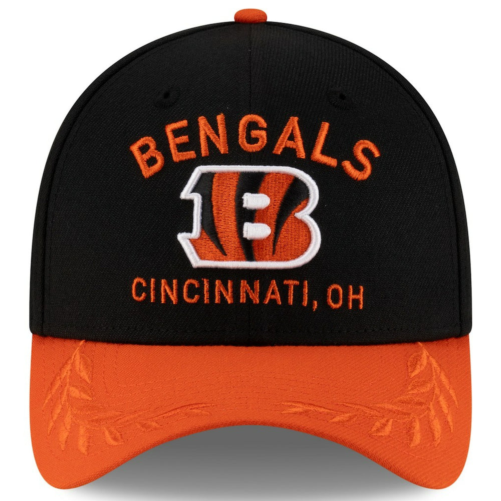 Cincinnati Bengals New Era 2025 NFL Draft 39THIRTY Flex Hat - Black/Orange Hats