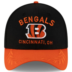 Cincinnati Bengals New Era 2025 NFL Draft 39THIRTY Flex Hat - Black/Orange Hats