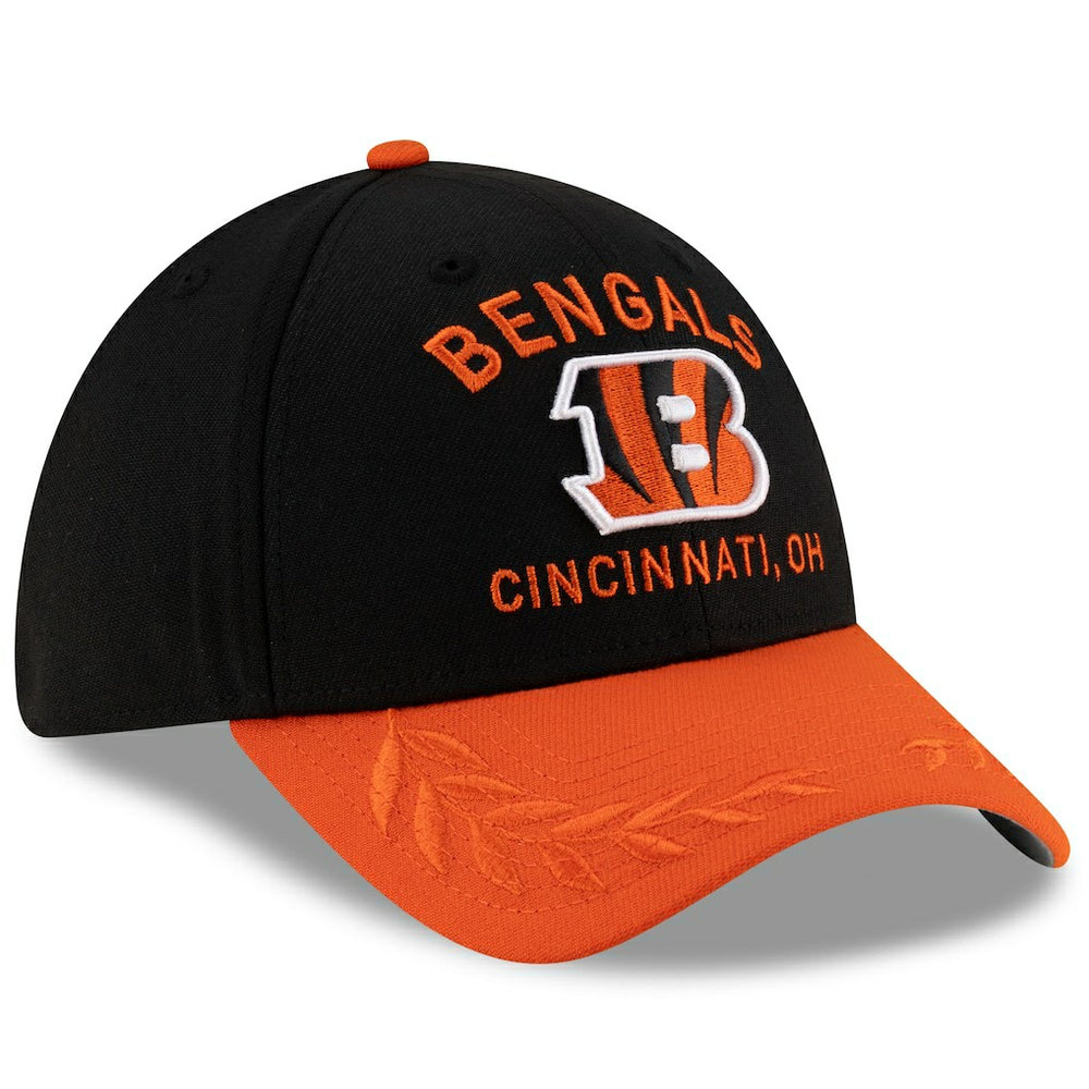 Cincinnati Bengals New Era 2025 NFL Draft 39THIRTY Flex Hat - Black/Orange Hats