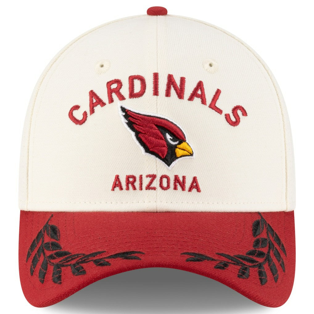 Arizona Cardinals New Era 2025 NFL Draft 39THIRTY Flex Hat - Cream/Cardinal Hats