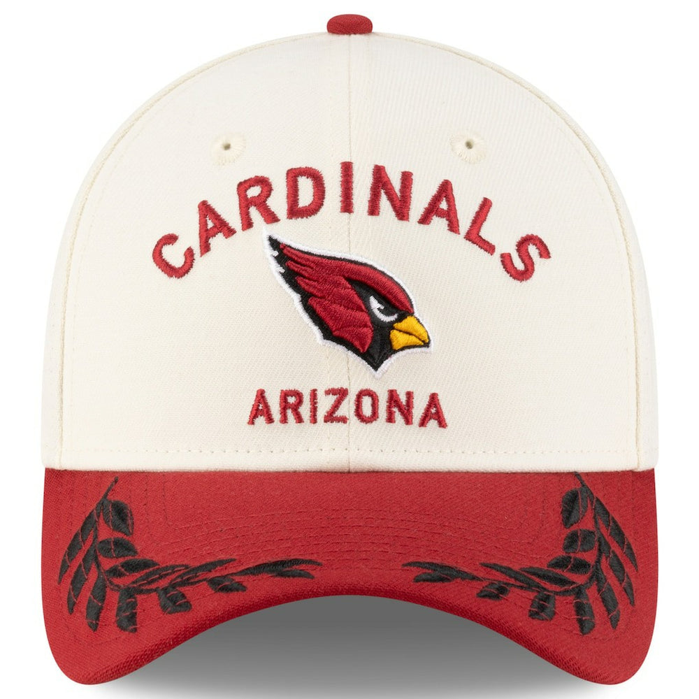 Arizona Cardinals New Era 2025 NFL Draft 39THIRTY Flex Hat - Cream/Cardinal Hats