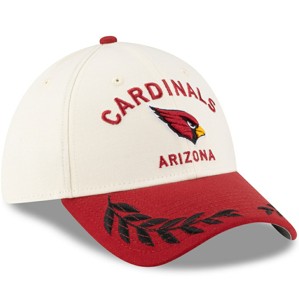 Arizona Cardinals New Era 2025 NFL Draft 39THIRTY Flex Hat - Cream/Cardinal Hats