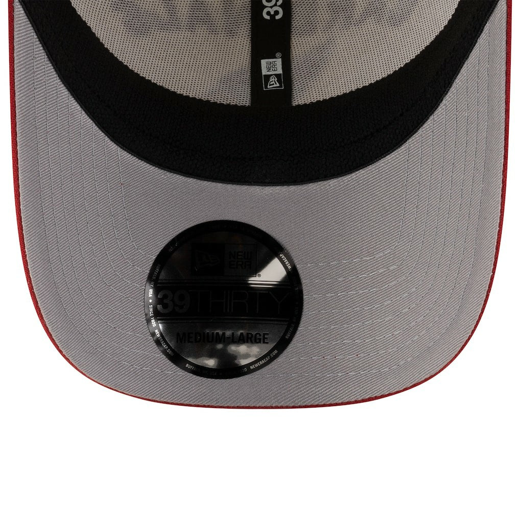 Arizona Cardinals New Era 2025 NFL Draft 39THIRTY Flex Hat - Cream/Cardinal Hats