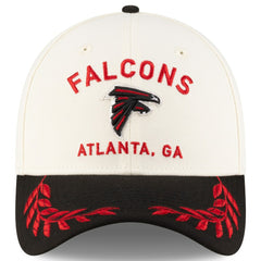 Atlanta Falcons New Era 2025 NFL Draft 39THIRTY Flex Hat - Cream/Black Hats